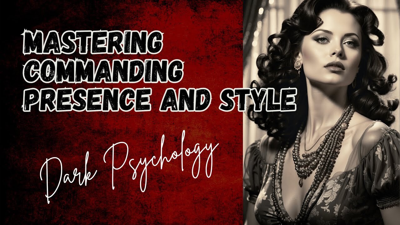 Unleashing Dark Charisma: Mastering Commanding Presence and Style #darkpsychology #peopleskills