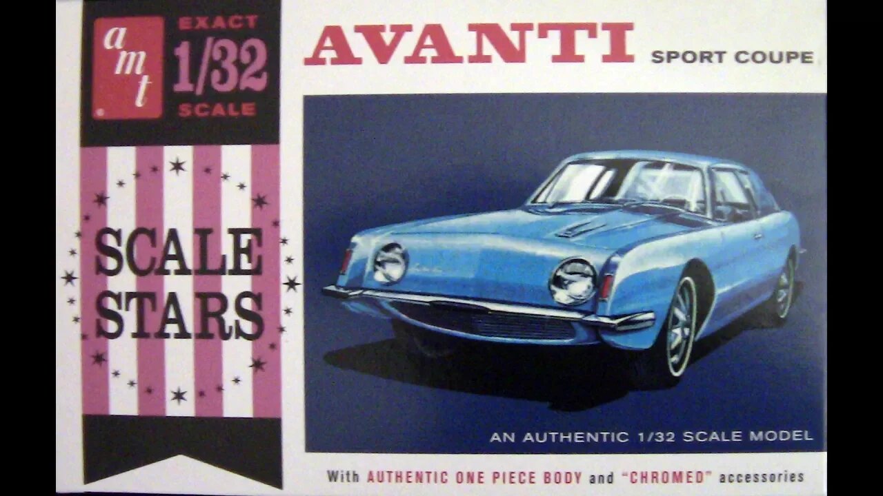1/32 AMT Avanti Sport Coupe Review/Preview