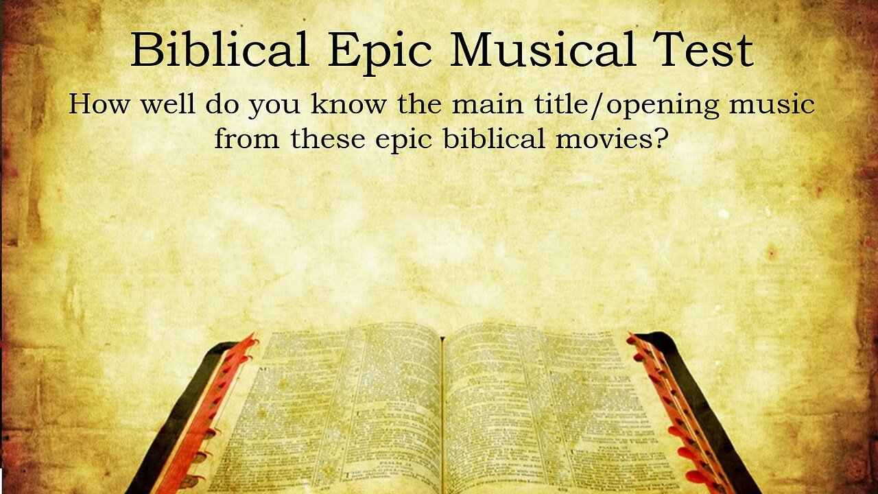 Biblical Epics Musical Test