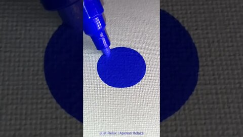 Asmr Só Relaxe Vídeos Satisfatórios Marcador Posca - Azul Escuro ep.10 - Just Relax