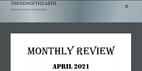 Review of April 2021 Monthly Review pt 1...