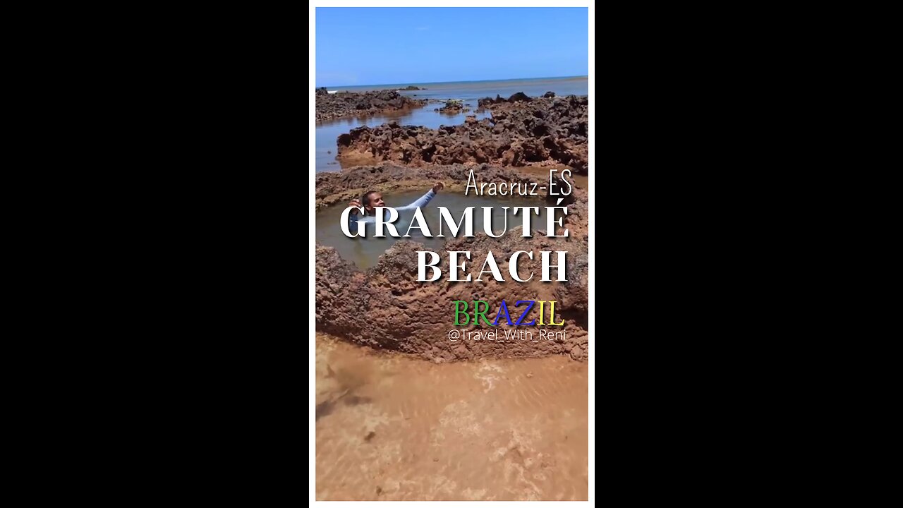 I Visited a Beach With Natural Baths. #brazil #drone #dji #mavic3classic #travelgram #dronevideo