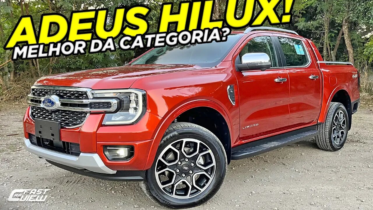 NOVA FORD RANGER LIMITED V6 2024 HUMILHA HILUX SENDO MAIS BARATA, POTENTE E TECNOLÓGICA DA CATEGORIA