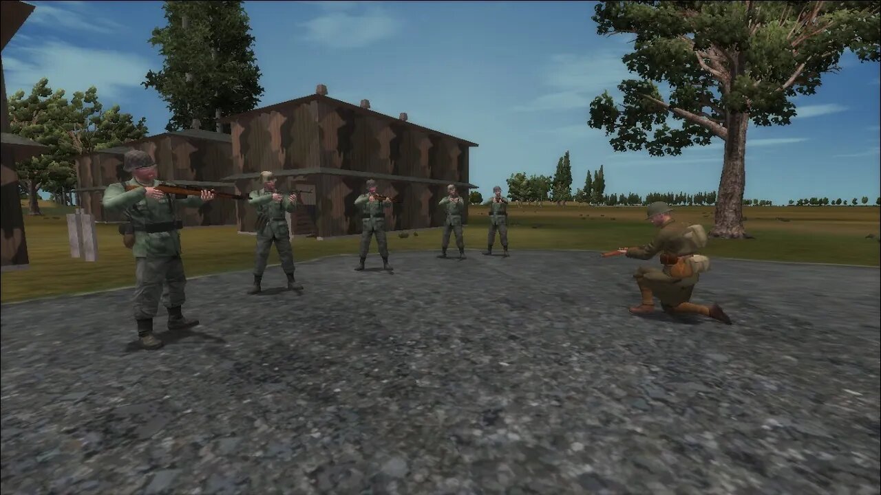 WW2 online Me vs the german army at 3:00am