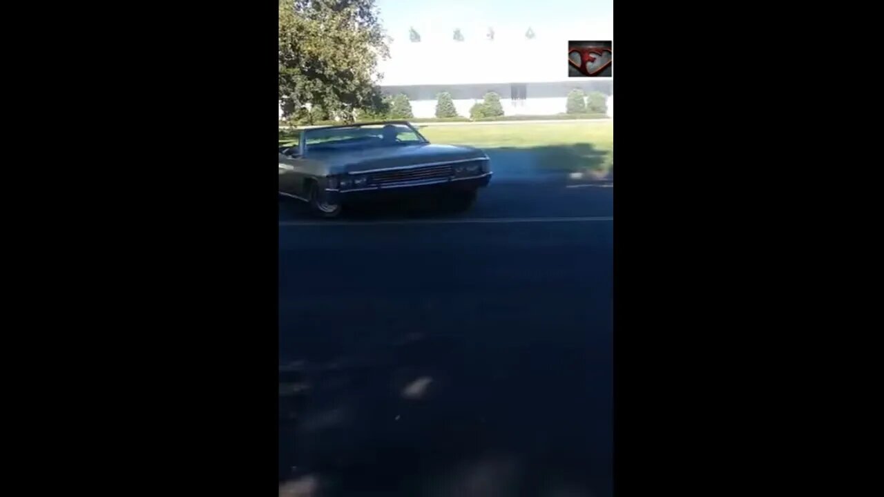 🔥67 Impala Convertible donuts🔥 #shorts #cars #donuts