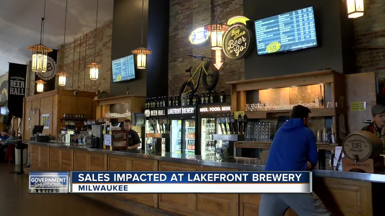 Lakefront Brewery impacted by government shutdown