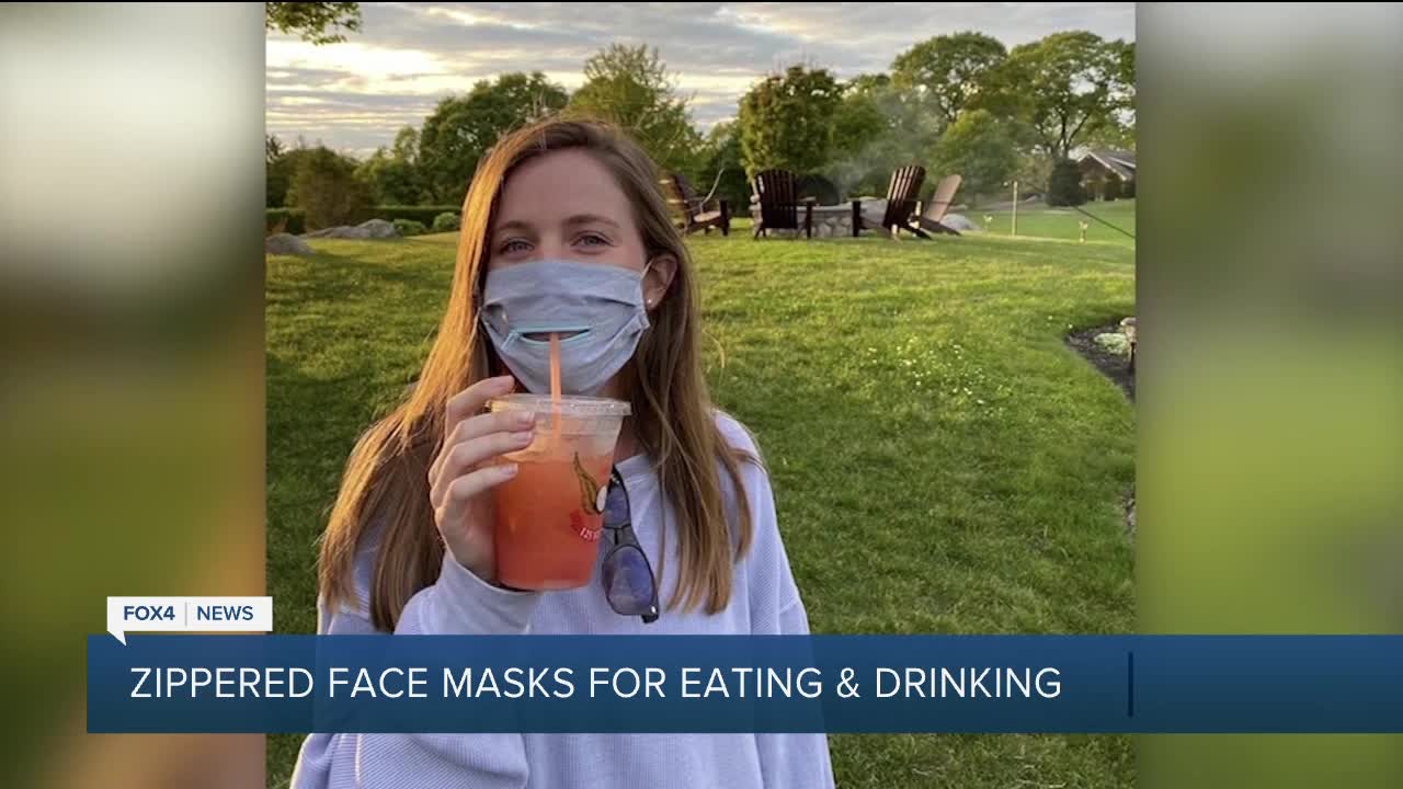 Company creates zippered face mask