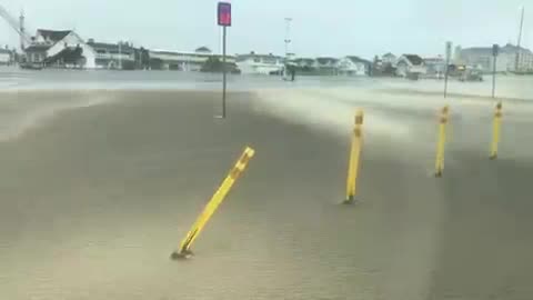 Isaias blows sand inland in Ocean City