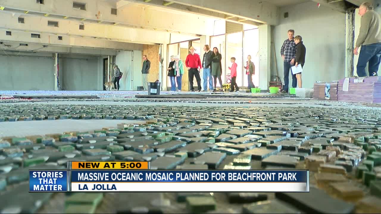 2,400 square foot mosaic planned for La Jolla Shores