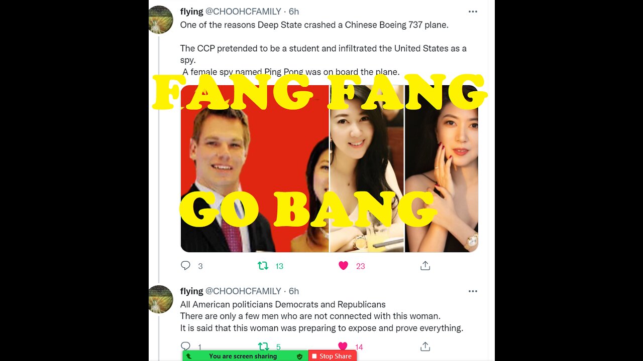 WHO WAS ON THAT PLANE? FANG FANG Emergency Broadcast System (EMS)