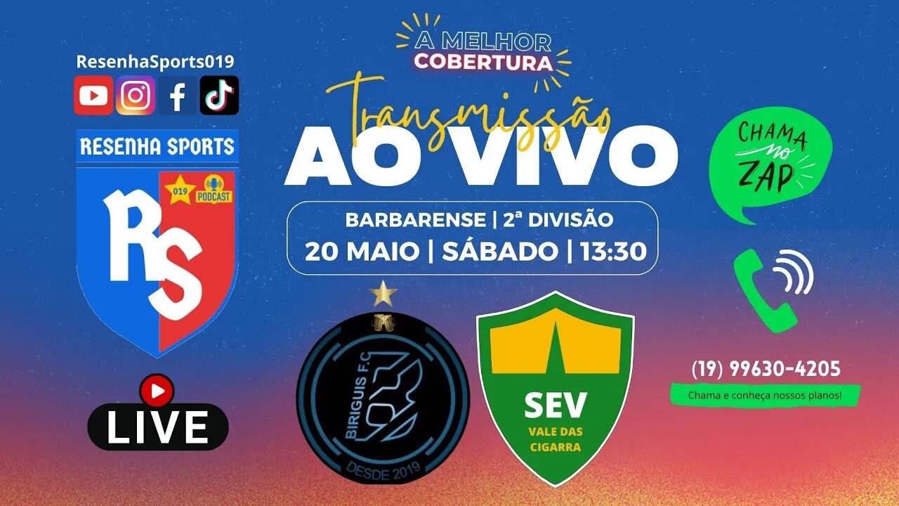 FUTEBOL AO VIVO | BIRIGUIS 🆚 S.E VALE | QUARTAS DE FINAL | BARBARENSE - 2ªD | SBO