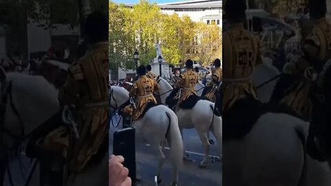 Household Cavalry Drummer on horse back #lordmayorshow