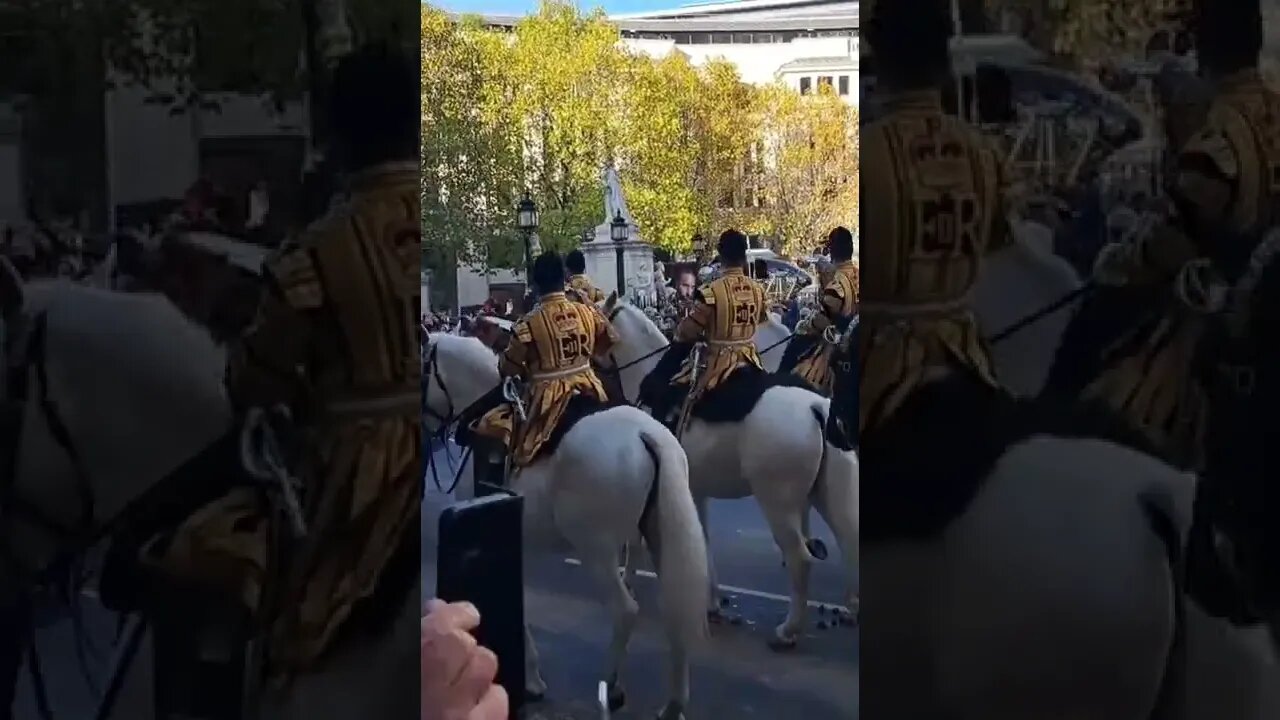 Household Cavalry Drummer on horse back #lordmayorshow