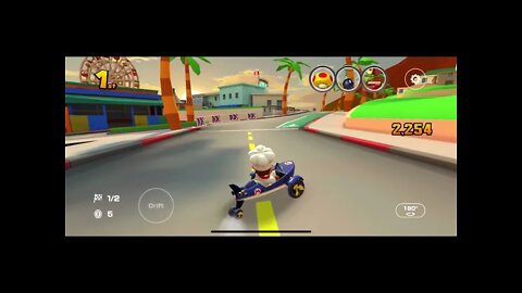 Mario Kart Tour - Los Angeles Laps 2R Gameplay