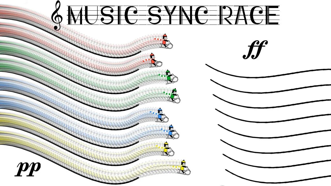 Line Rider Race - Who will survive?