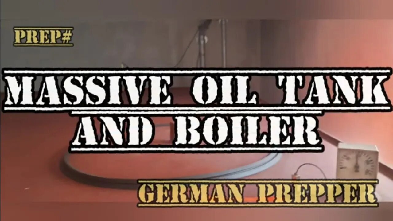 Prep# Massive Oil Tank And Boiler