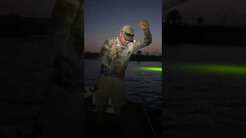 Summer Heat🔥 Hitting them Lights Early for Trout | #shorts #fishing #texas