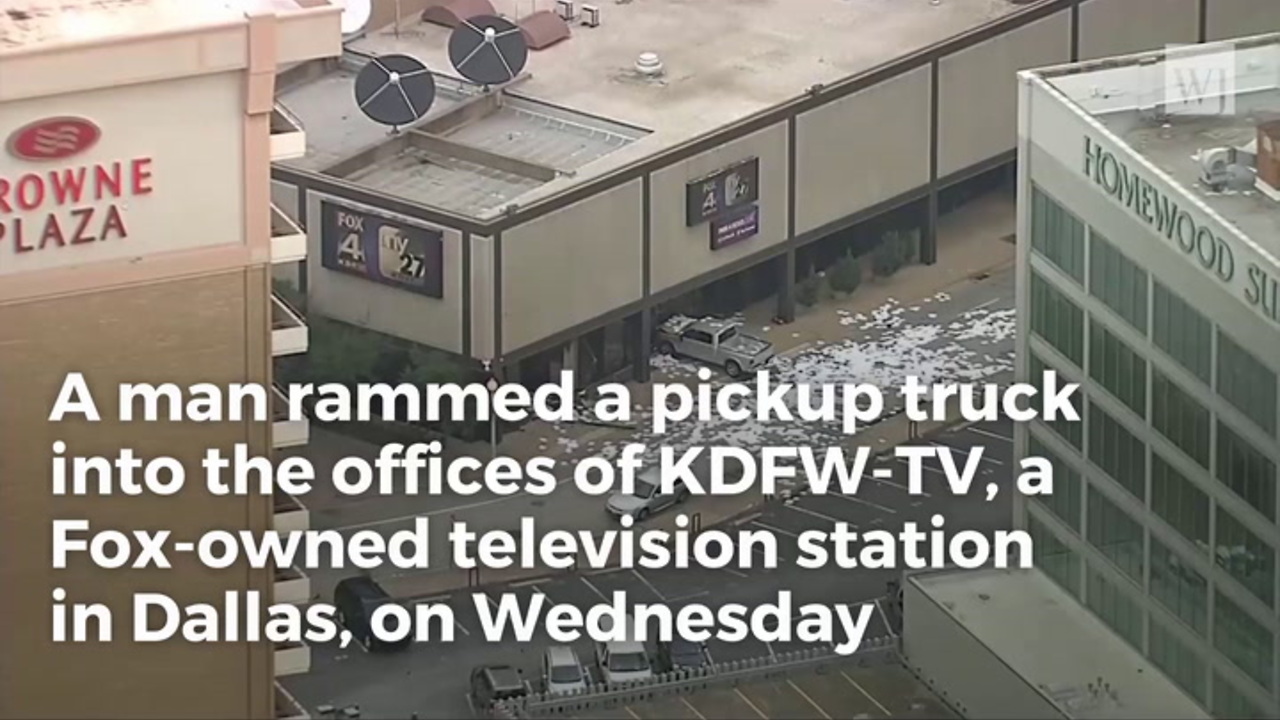 Breaking: Man Rams Truck Into Fox TV Building ‘Screaming About Treason’