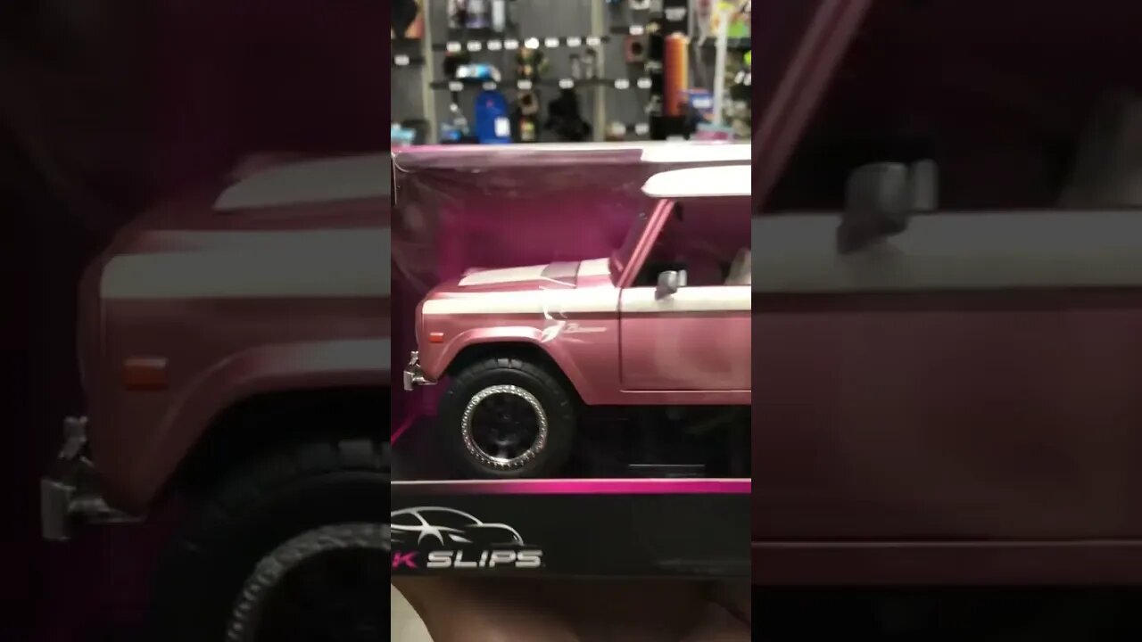 Pink FORD BRONCO | Jada pink Slips Diecast car | Rare Toy Hunt Peg Hunt