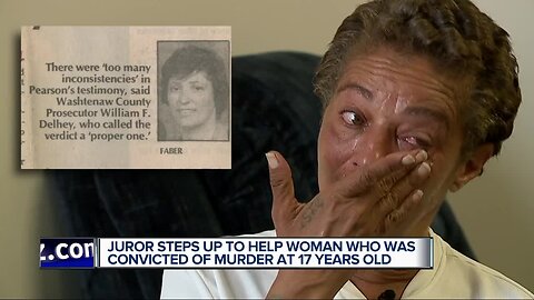 Juror steps up to help woman who was convicted of murder at 17 years old