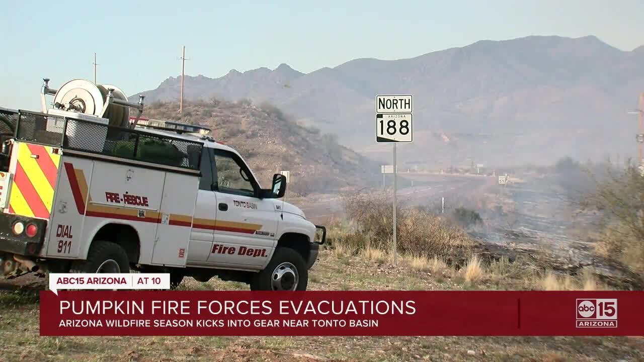 Pumpkin Fire forces evacuations