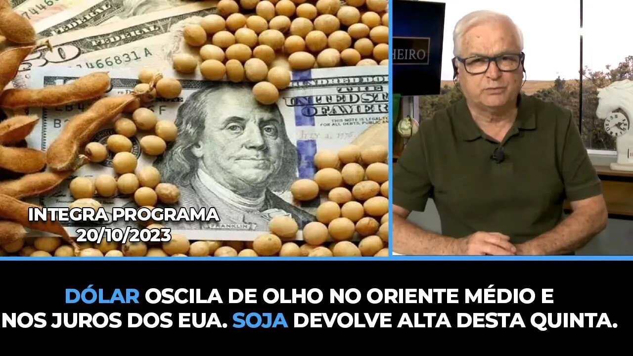 Dólar oscila de olho no Oriente Médio enos juros dos EUA. Soja devolve alta desta quinta.