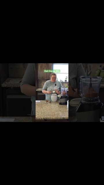 4 Ingredient Hot Cocoa Mix! #shorts #recipeoftheday #diychristmasgift