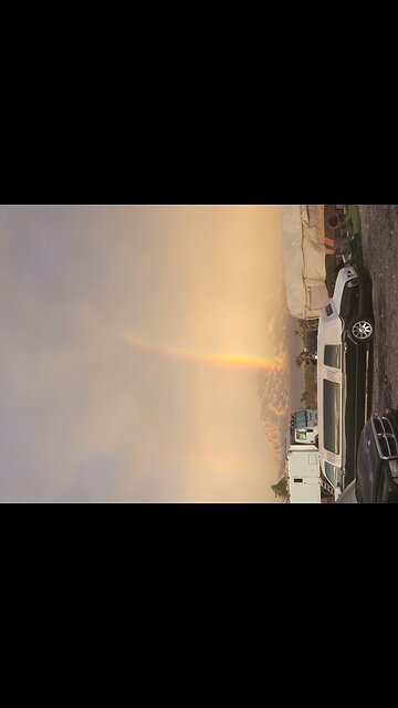 Double Rainbow Forming Over Vegas
