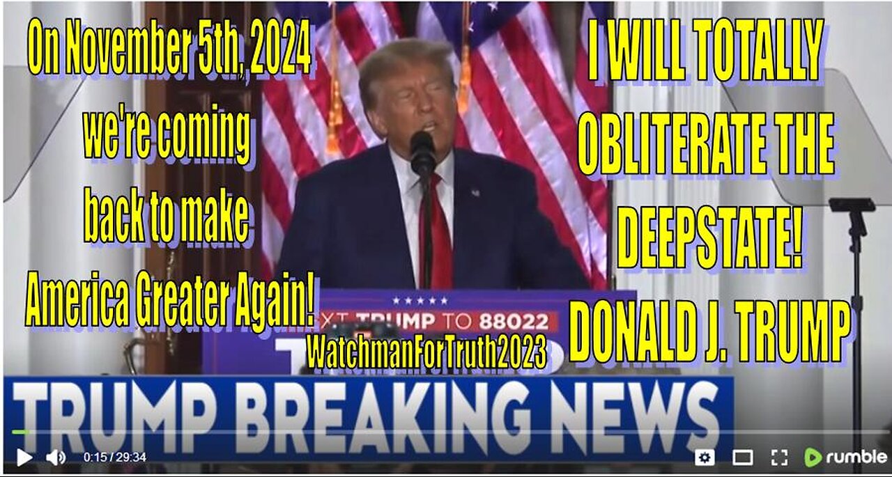 The Teflon Don Donald J. Trump is COMING BACK in November 24, 2024!