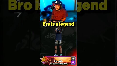 When you FINALLY play a LEGEND on NBA 2k23 #instantburner #nba2k