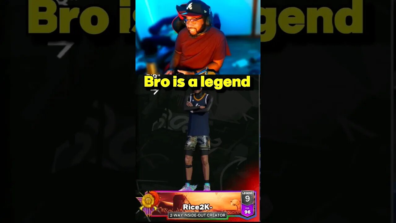 When you FINALLY play a LEGEND on NBA 2k23 #instantburner #nba2k