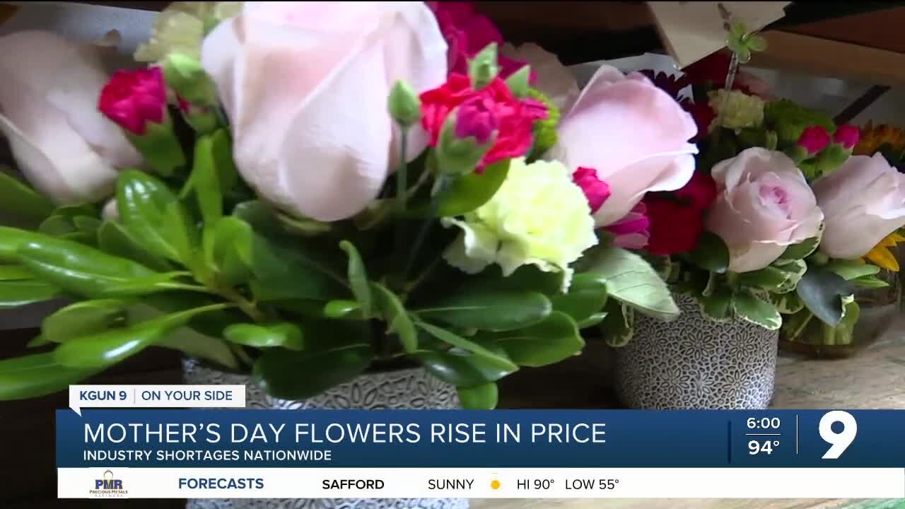 Mother’s Day flower sales seeing a rise in prices