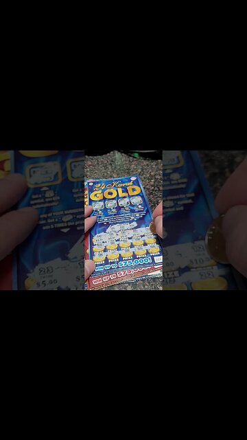 Gold Lottery Ticket Winner! #shorts