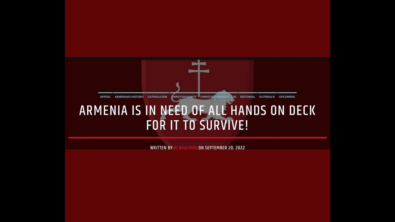 Armenia Is In Need Of All Hands On Deck To Survive
