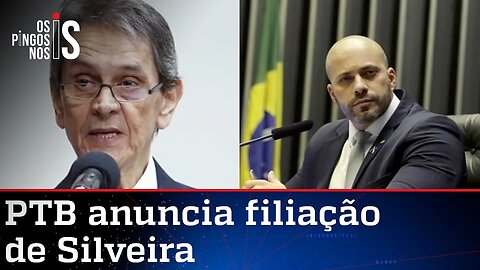 Roberto Jefferson acolhe Daniel Silveira no PTB