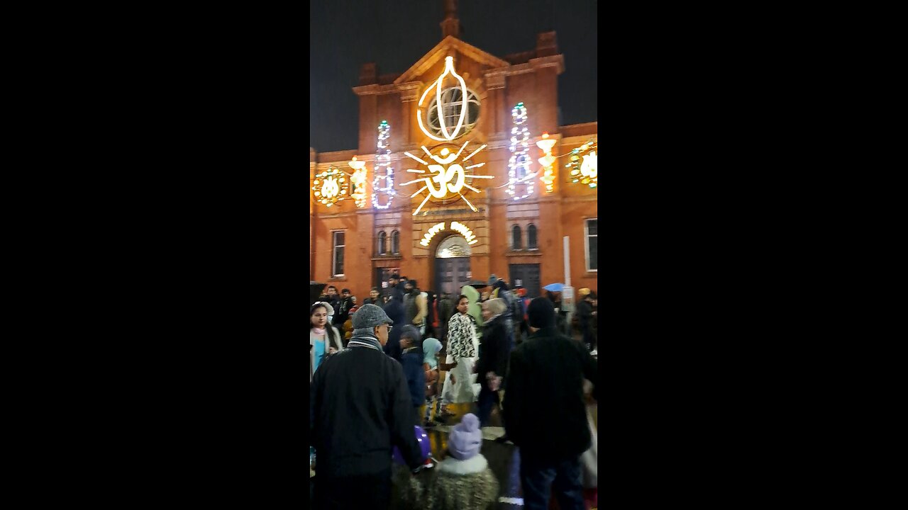 Hindu festival Diwali celebrations at UK Leicester