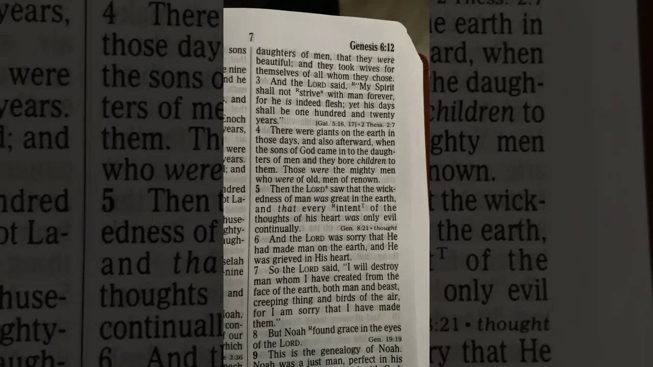 GOD WAS SORRY THAT HE MADE MAN! Because of sin and wickedness!