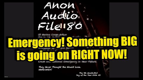 SG Anon Emergency: Something BIG is going on RIGHT NOW!