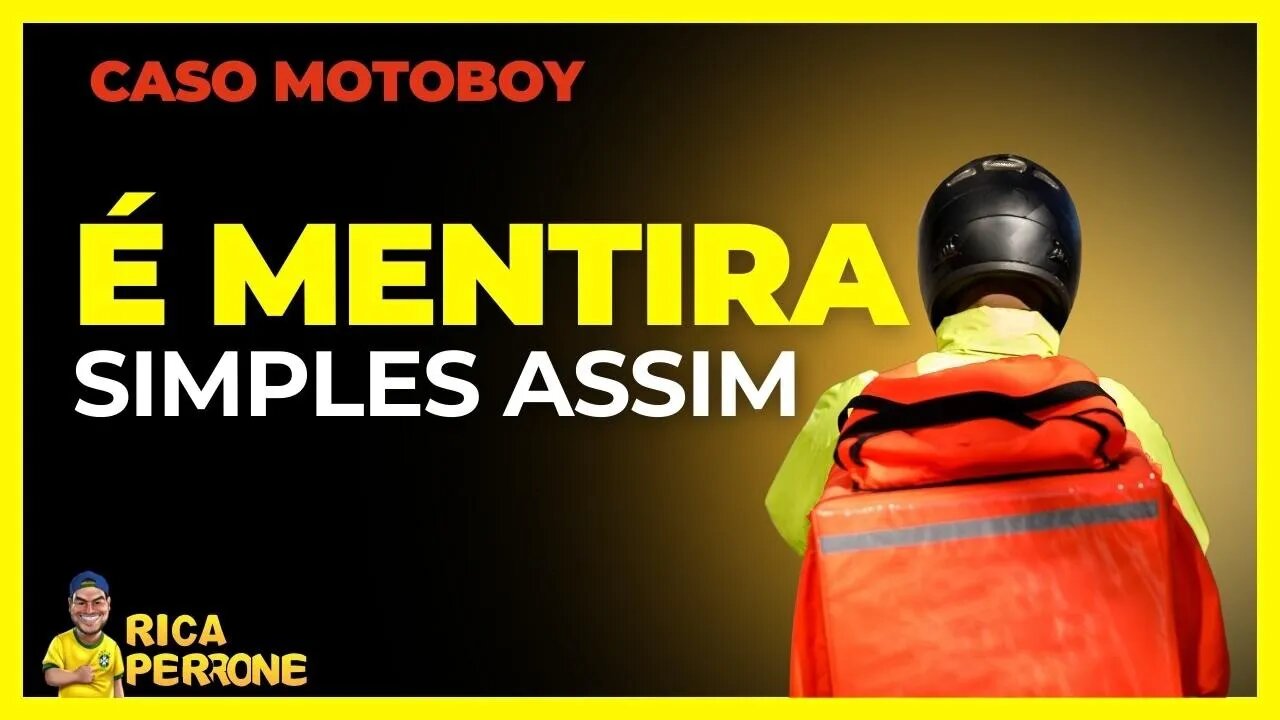 É mentira - Eu não briguei com o motoboy por ele não subir