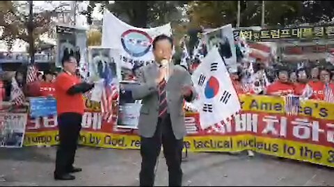 ★[태평TV] 171107-4 [성명서] 김일선 교수의 트럼프 대통령께 드리는 편지@하이야트 호텔, 서울