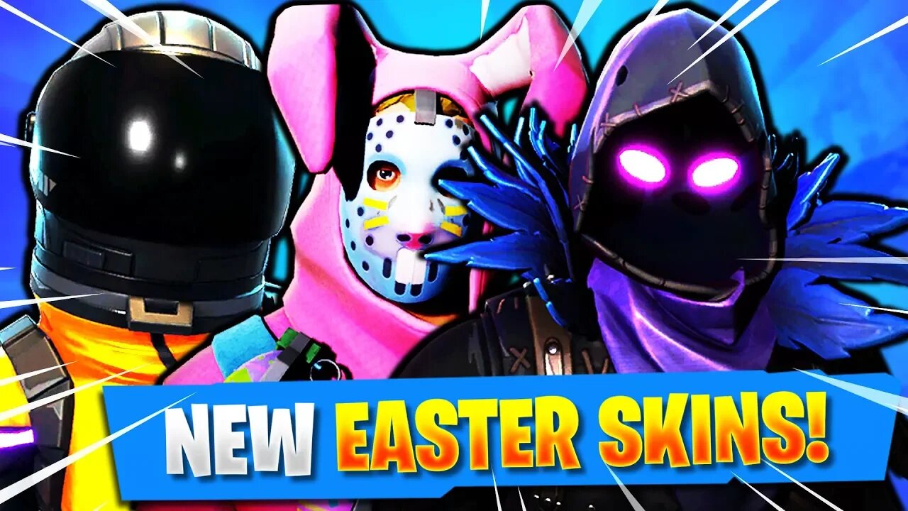 *NEW* FREE EASTER SKINS UPDATE! KILLER EASTER BUNNY, REAPER, LIGHT VOYAGER SKINS COMING TO FORTNITE!