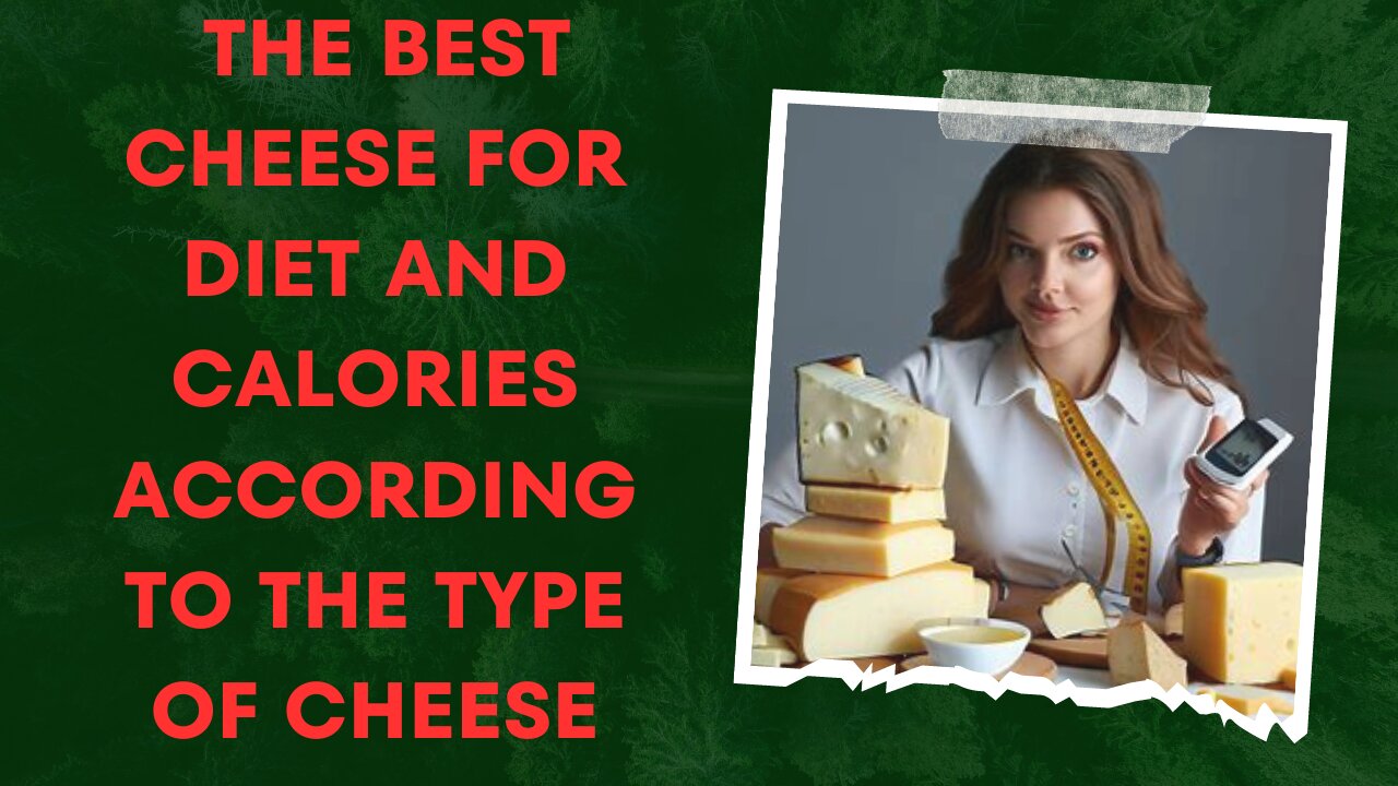 The best cheese for diet and calories according to the type of cheese