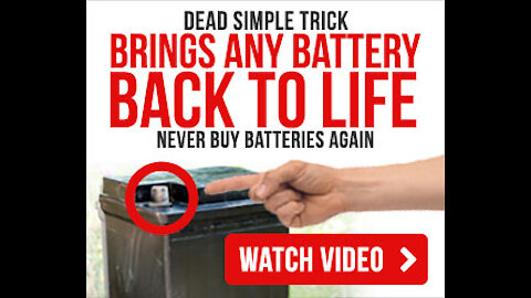 Dead Simple Trick Brings Any Battery Back To Life