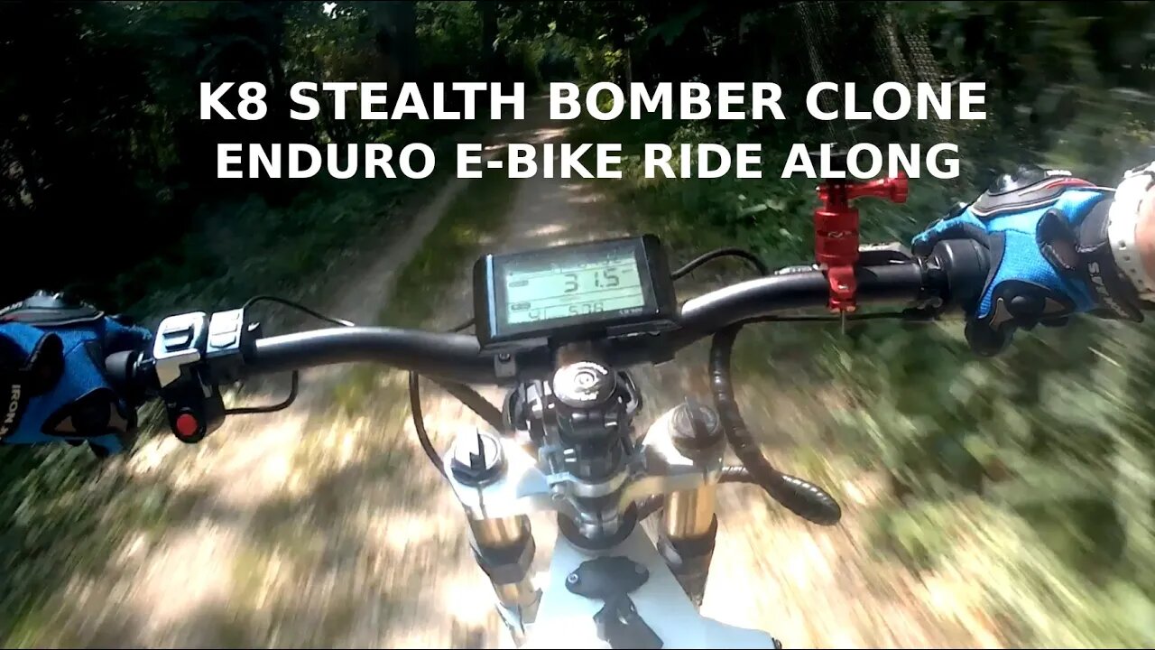 K8 STEALTH BOMBER ENDURO EBIKE : ZIPPING THRU BIKE PATHS : SCENIC CHICAGO RIDE ALONG! (DRAGONTOUCH)