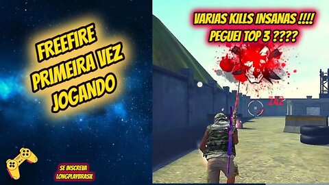 Freefire gameplay top no emulador