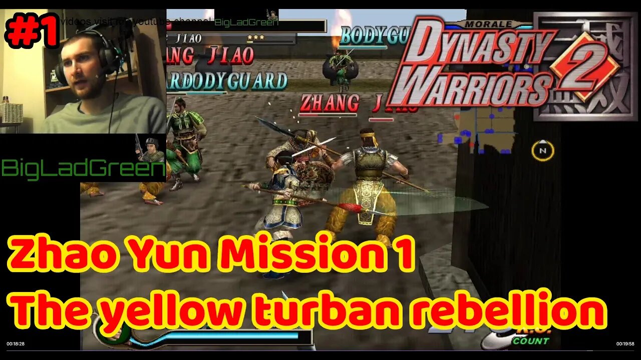 Dynasty Warriors 2 Zhao Yun Mission 1: The yellow turban rebellion