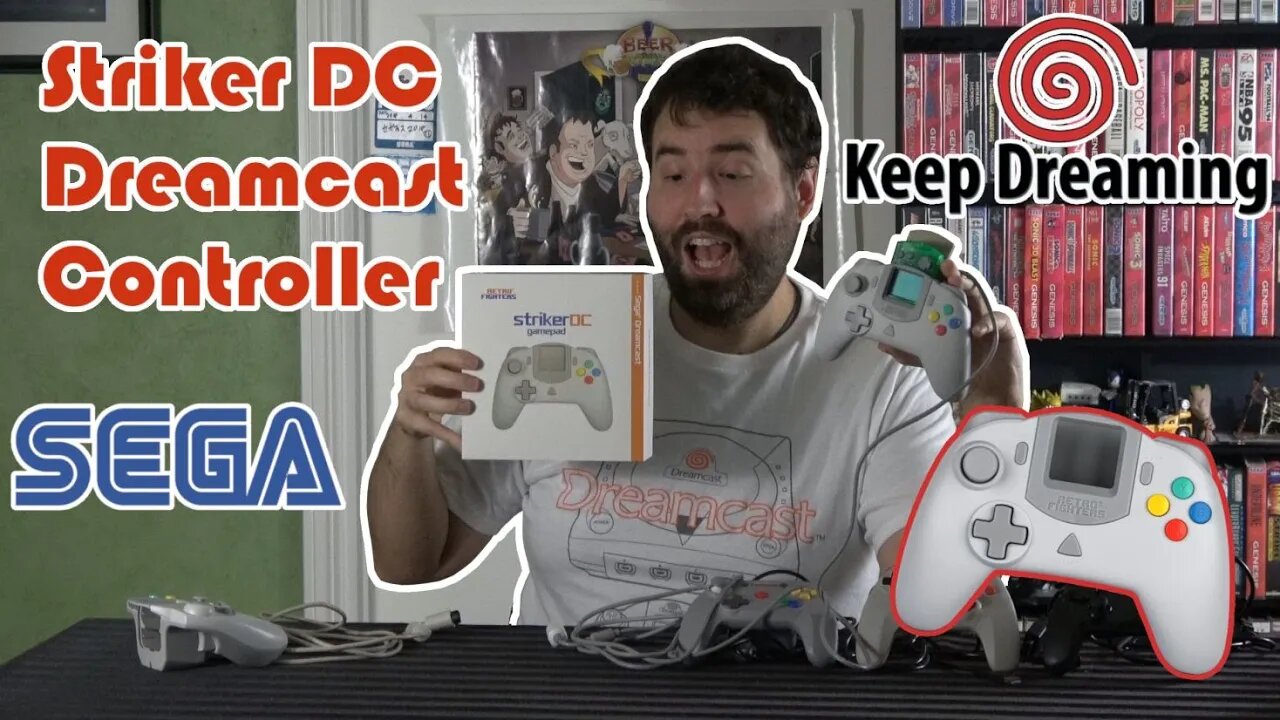 Keep Dreaming - Striker DC Controller for Sega Dreamcast - Adam Koralik