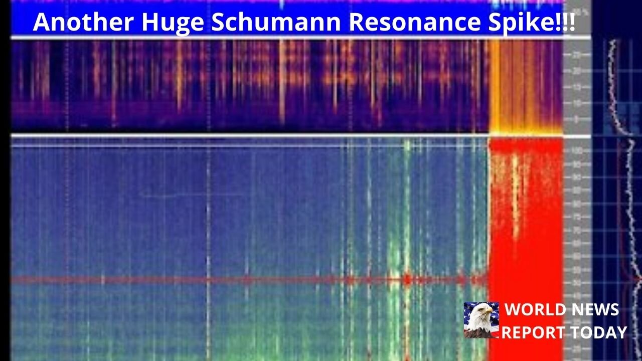 Another Huge Schumann Resonance Spike!!!
