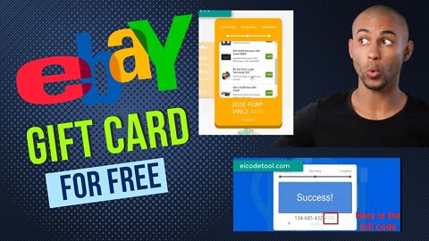 Unused ebay Free Gift Card Codes || Update 2022