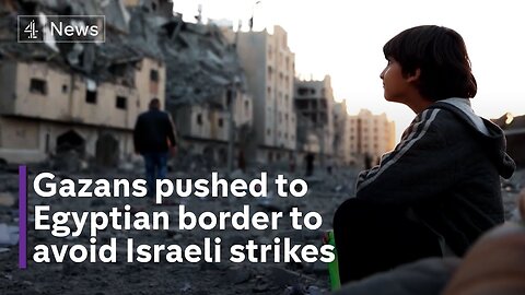 Inside Gaza: Palestinians forced south to Egyptian border | Israel-Hamas War